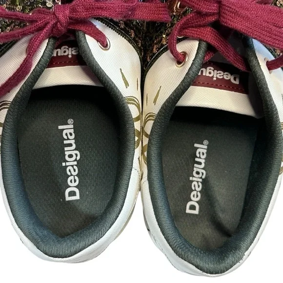 Desigual Cosmic Exotic Women's Sneakers Size 10 - Picture 5 of 7